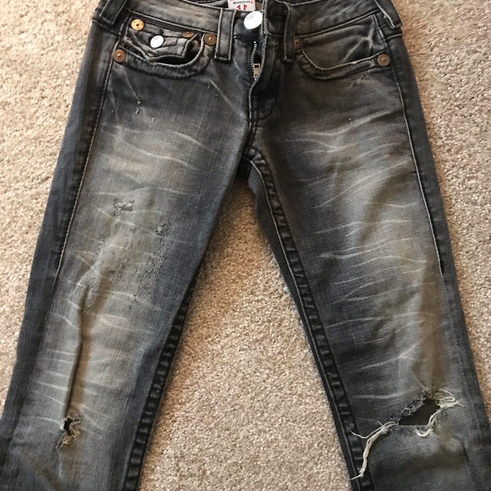 True religion brand straight leg jeans